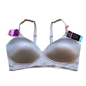 Bali Womens Cool Comfort Wireless Bra 3XL Light Beige‎ NWT